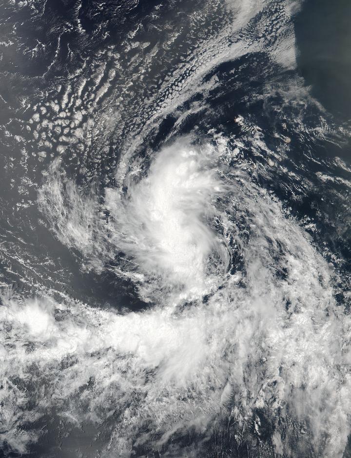 Tropical Storm Gaston was forming in the northeastern Atlantic Ocean