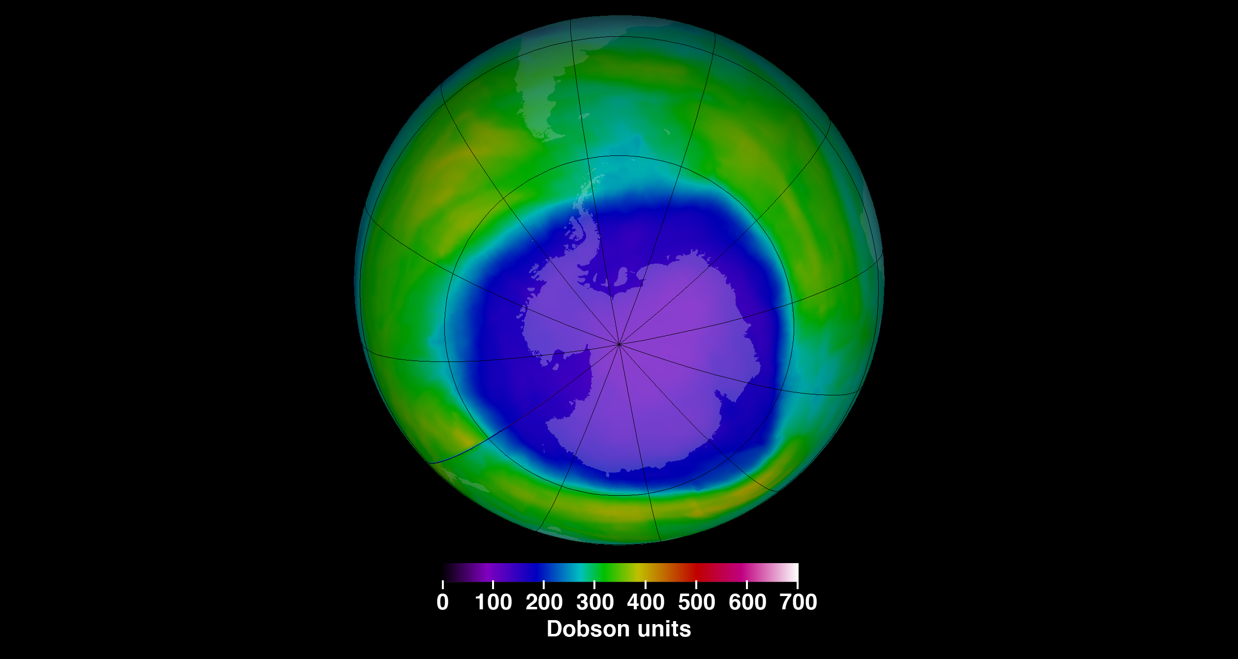 2015 Antarctic Ozone Hole Area Approaches Annual Maximum