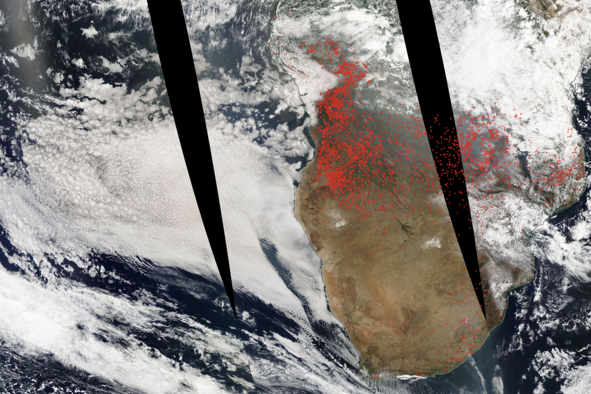 Smoke from wildfires can create a cooling effect in clouds