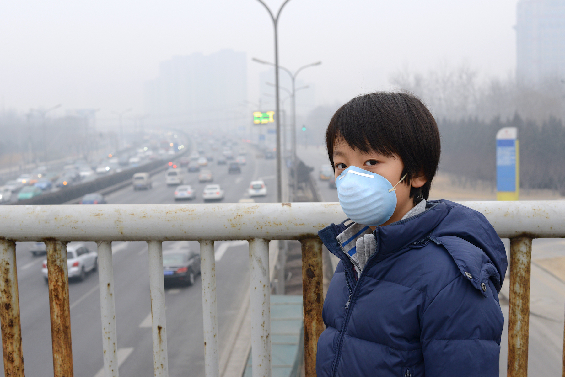 People in Asia are exposed to 9 times more air pollution