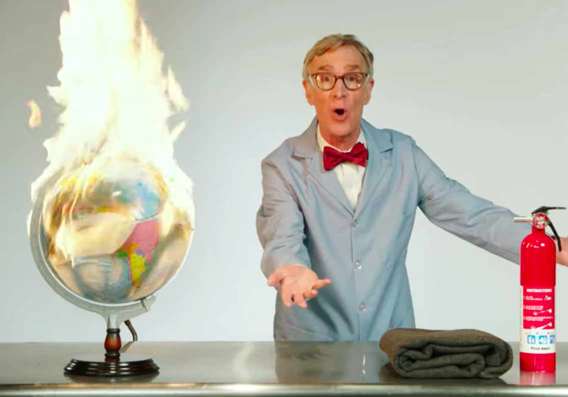 Bill Nye warns that ‘the planet’s on f***ing fire’ on Last Week Tonight