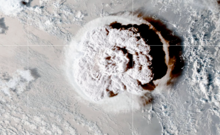 Tonga eruption disrupted satellite communication halfway around the world