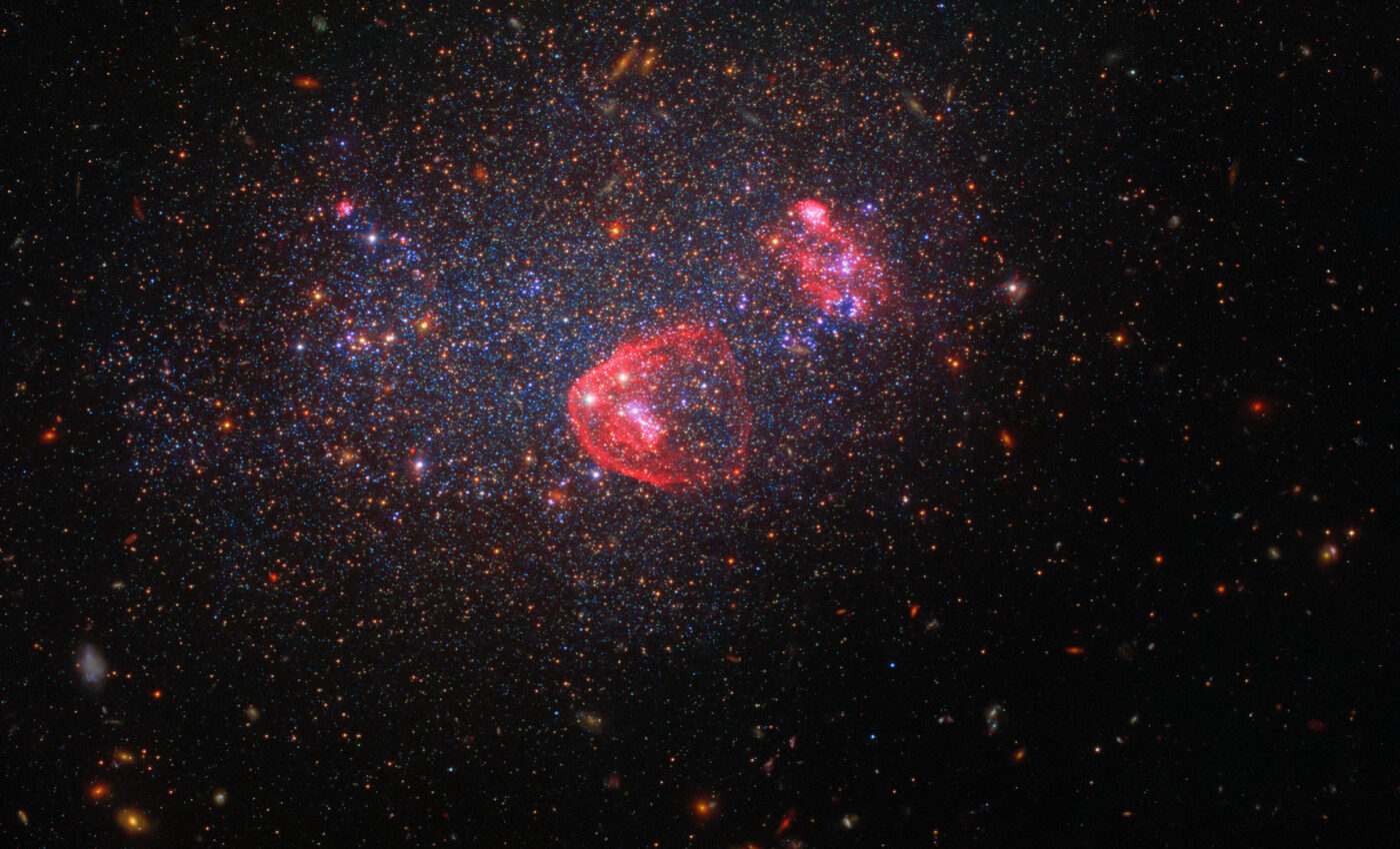 Hubble captures the festive spirit of galaxy UGC 8091