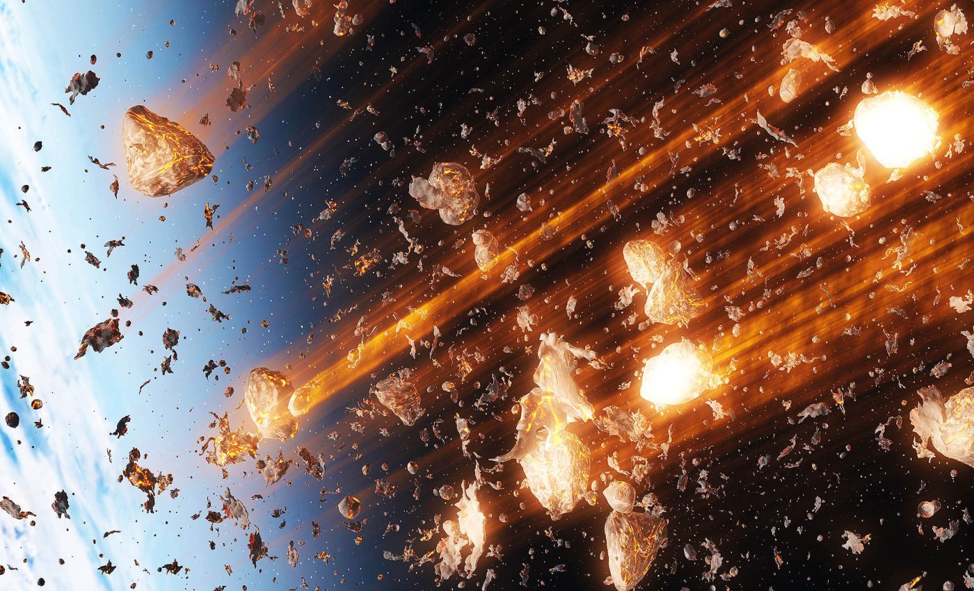 Two meteor showers have combined to light up the night skies for a few more days