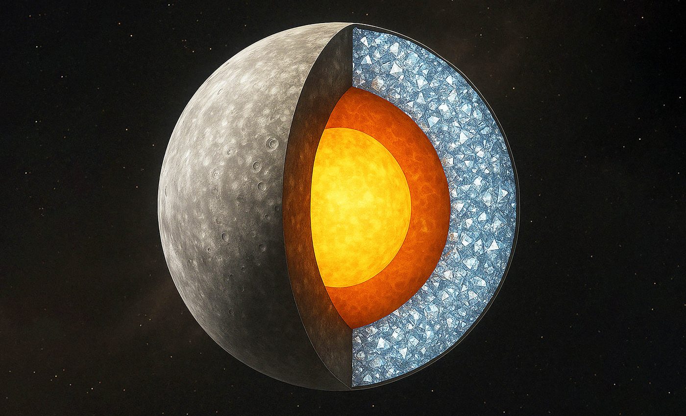 NASA spacecraft finds a layer of diamonds 10-miles thick on planet Mercury