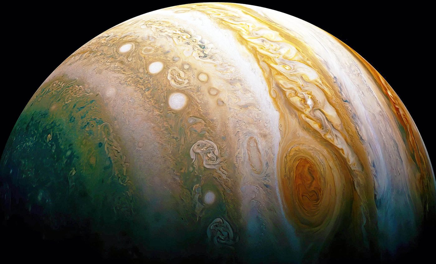 Jupiter's Great Red Spot grows and shrinks like a stress ball