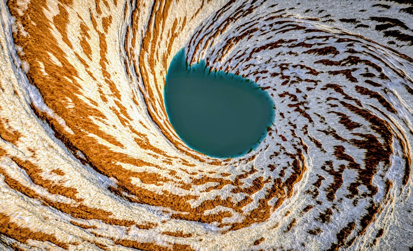 Did water flow across the surface of an icy Mars?