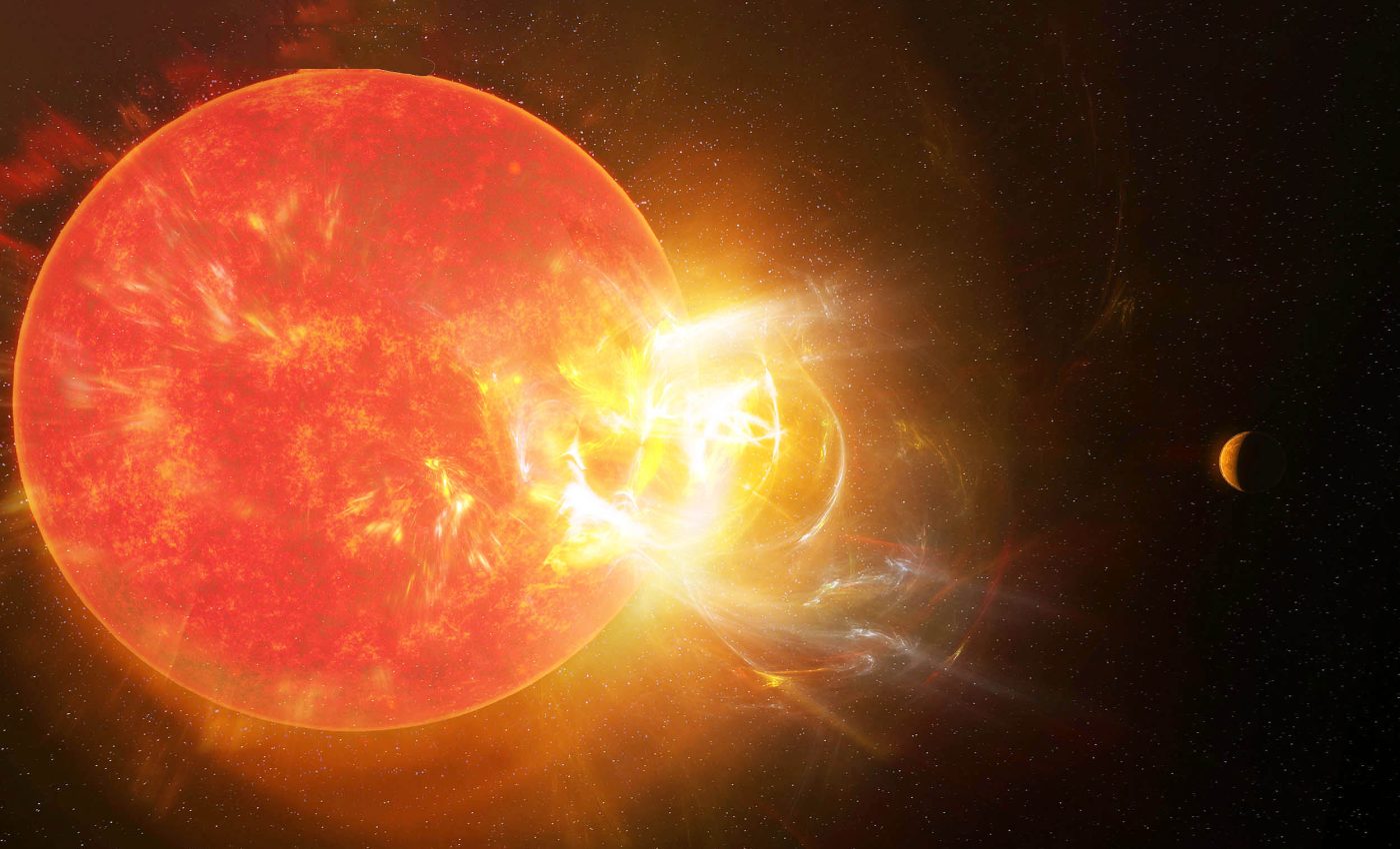 Stellar flares can rearrange the atmospheres of planets within days, including Earth