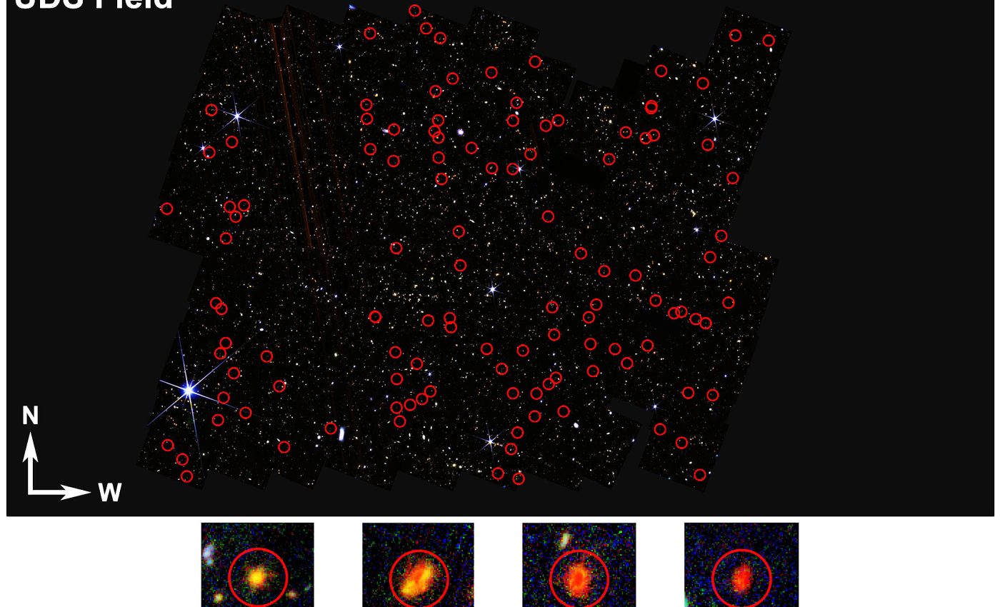 Mysterious bright objects found in space might be very early galaxies, or something else entirely